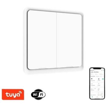 Immax NEO Smart vypínač 2-tlačidlový WiFi, 230 V (07513L)