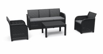 KETER Záhradný set ROSELYN 5 big table | grafit