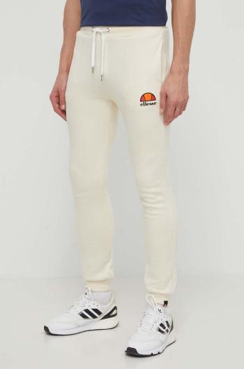 Tepláky Ellesse Ovest Jog Pant béžová farba, s potlačou, SHV01763