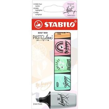 STABILO BOSS MINI Pastellove 2.0 – balenie 5 ks (4006381582759)