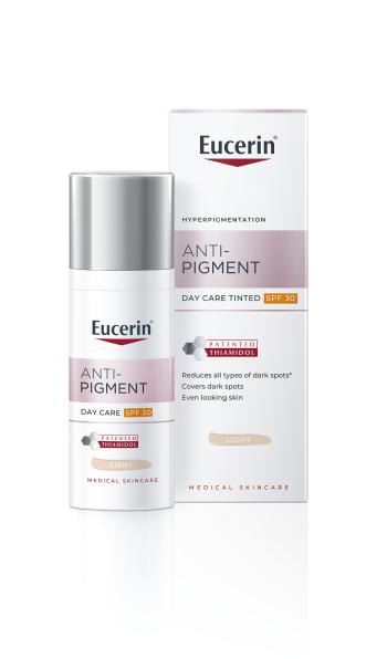 Eucerin Denný tónovaný krém SPF 30 Antipigment (Tinted Cream) 50 ml Light