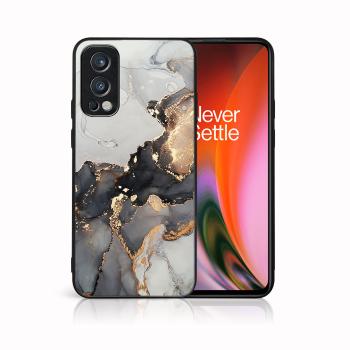 MY ART Ochranný obal OnePlus Nord 2 5G -GREY MARBLE (140)