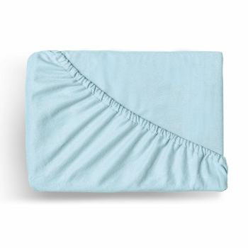 Kvalitex Cearșaf stretch din flanel albastrudeschis, 180 x 200 cm, albastru deschis, 180 x 200 cm