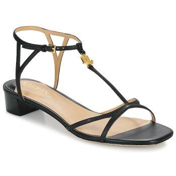 Lauren Ralph Lauren  FALLON-SANDALS-FLAT SANDAL  Sandále Čierna