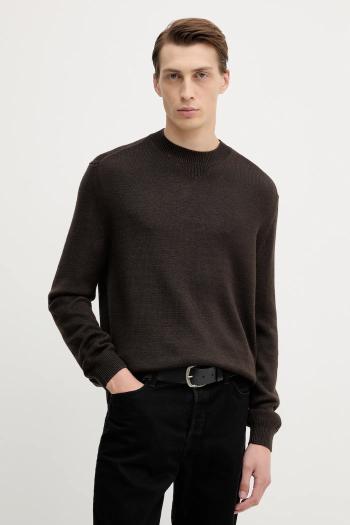 Sveter s prímesou vlny Armani Exchange hnedá farba, XM001916 AF14008