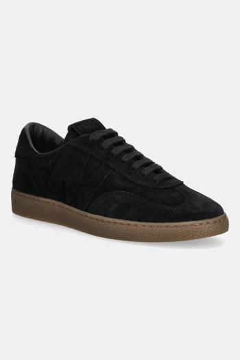 Semišové tenisky MSGM čierna farba, 3941MDS021 996