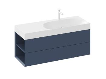 Skrinka pod umývadlo bez umývadla Ravak Lite 120x43x45 cm deepsea blue X000001881