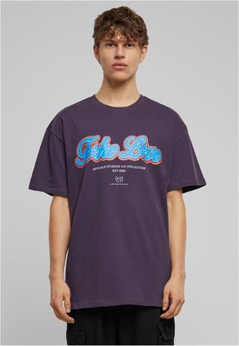 Mr. Tee F*ke L*ve Heavy Oversize Tee purplenight - M