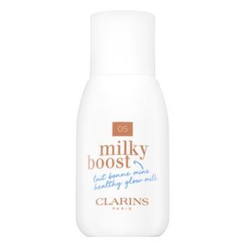 Clarins Milky Boost Foundation tónujúce a hydratačné emulzie pre zjednotenú a rozjasnenú pleť 05 Sandalwood 50 ml