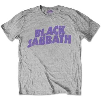 Black Sabbath tričko Wavy Logo Šedá 12 – 14 rokov