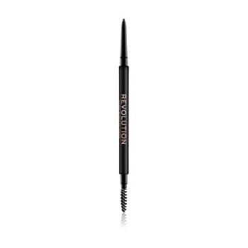 Revolution Precízne ceruzka na obočie s kefkou (Precise Brow Pencil Medium Brown)