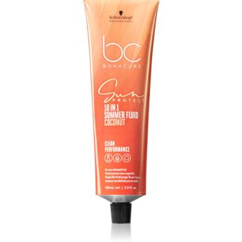 Schwarzkopf Professional BC Bonacure Sun Protect 10 In 1 Summer Fluid multifunkčný krém pre vlasy namáhané slnkom 100 ml