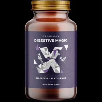 BRAINMAX BrainMax Digestive Magic, Trávicí Enzymy, 100 rostlinných kapslí 100 kapslí
