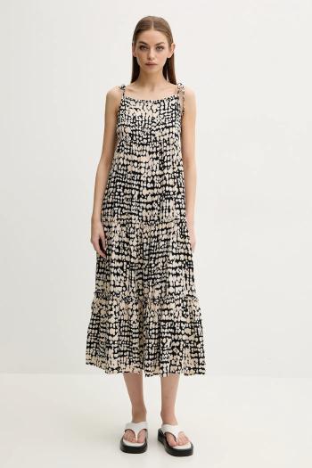 Šaty women'secret tmavomodrá farba, midi, áčkový strih, 5549914