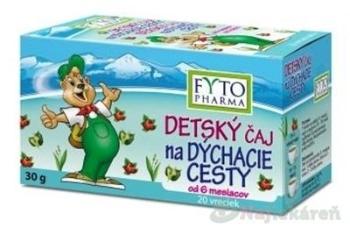 FYTO DETSKÝ bylinný čaj na DÝCHACIE CESTY 20x1,5g