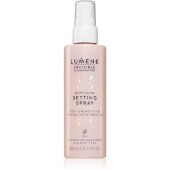 Lumene Invisible Illumination Dewy Glow rozjasňujúci fixačný sprej 100 ml