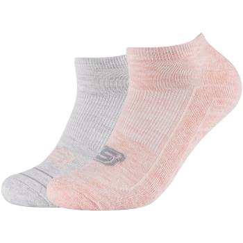 Skechers  2PPK Basic Cushioned Sneaker Socks  Športové ponožky Šedá