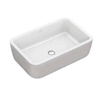 VILLEROY & BOCH - Architectura Umývadlo na dosku, 60x40 cm, s prepadom, bez otvoru na batériu, alpská biela 41276001