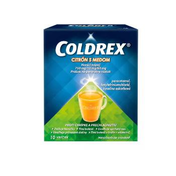 COLDREX Horúci nápoj citrón s medom 10 x 5 g