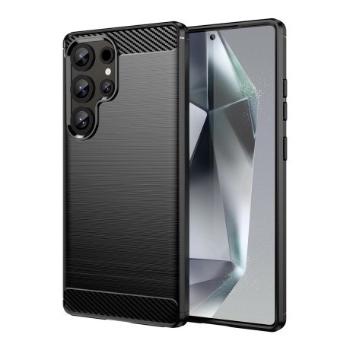 MG Carbon kryt na Samsung Galaxy S25 Ultra, čierny