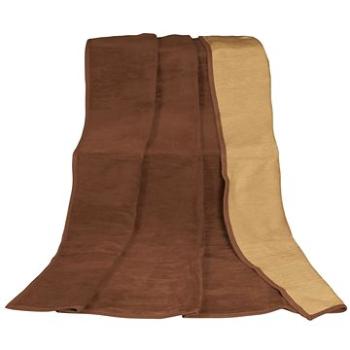 Bellatex KIRA PLUS- 150 × 200 cm - čokoládová/oriešková (4277)