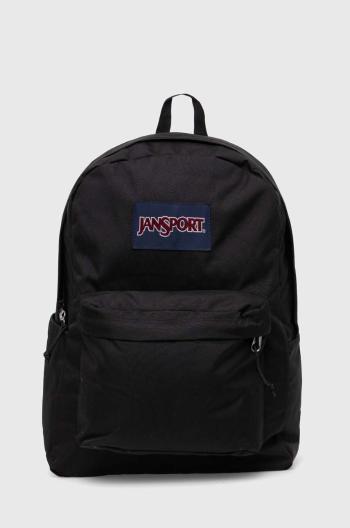 Ruksak Jansport čierna farba, veľký, s nášivkou