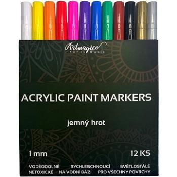 Artmagico Akrylový popisovač s jemným hrotom (1 mm) 12 ks (55)