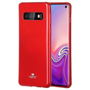 MERCURY JELLY TPU Obal Samsung Galaxy S10 červený