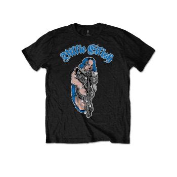 Billie Eilish tričko Tee bling Čierna L