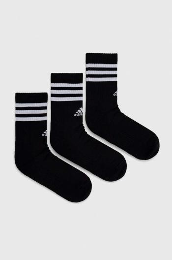 Ponožky adidas Performance 3-pak Essentials čierna farba, IC1321