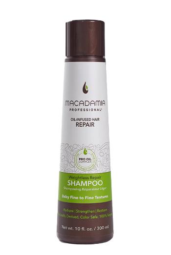 Macadamia Ľahký hydratačný šampón pre všetky typy vlasov Weightless Repair (Shampoo) 300 ml