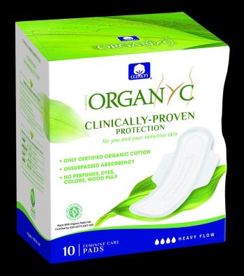 ORGANYC Menštruačné vložky z biobavlny 10 ks