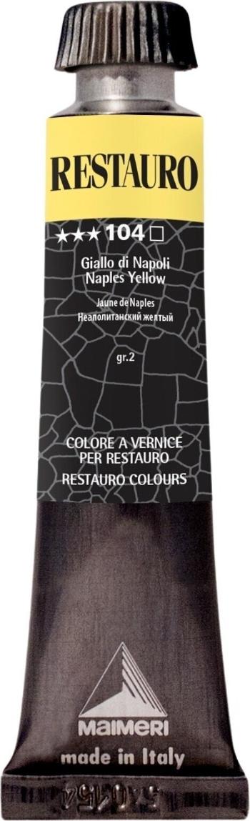 Maimeri Varnish Restauro Reštauračná farba Naples Yellow 104 20 ml 1 ks