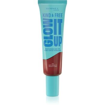 Rimmel Kind & Free Glow It Up ľahký hydratačný make-up odtieň 605 Deep Chocolate 30 ml