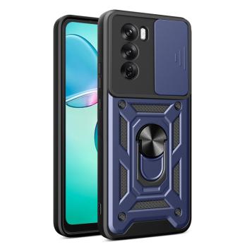 RING CAMERA Kryt s držiakom pre Oppo Reno12 Pro 5G modrý