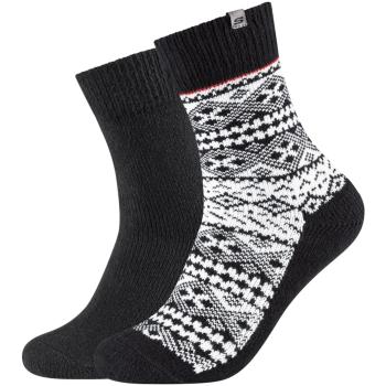 Skechers  2PPK Men Casual Fashion Jacquard Socks  Športové ponožky Čierna