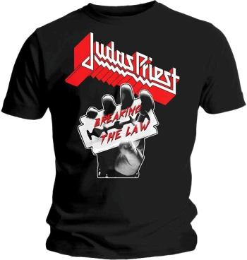Judas Priest Tričko Breaking The Law Unisex Black M