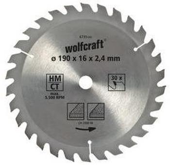 Pilový kotouč WOLFCRAFT - Kotouč pilový HM 22zub 180mm