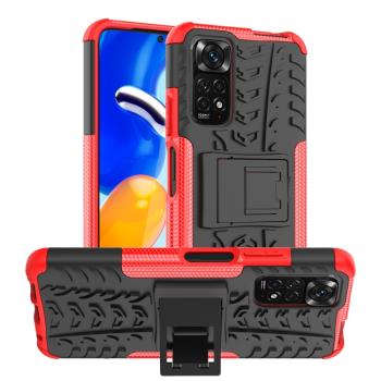 STAND Extra odolný obal Xiaomi Redmi Note 12S červený