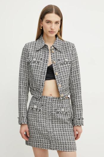 Bunda Guess dámska, čierna farba, prechodná, W5RN47 WGW82