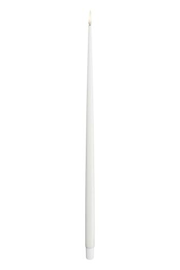 Súprava led sviečok Deluxe Homeart 2,2 x 38 cm 2-pak biela farba