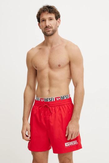Plavkové šortky Diesel VISPER-41-D-CORE BOXER-SHORTS červená farba, A16301.0NJAS