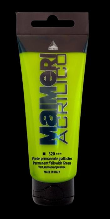 MAIMERI ACRILICO - Akrylové farby 320 - permanent yellowish green, 0,075 L