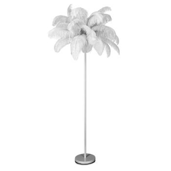 ArtFir Stojaca lampa FERI 5 | strieborná 95 x 180 cm
