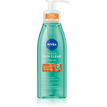 NIVEA Derma Skin Clear čistiaci pleťový gél 150 ml