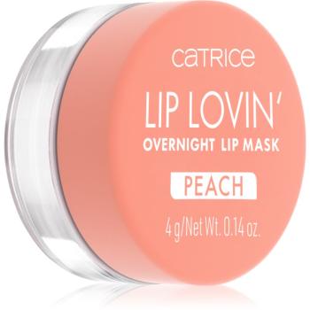 Catrice Lip Lovin' hydratačná maska na pery na noc odtieň 030 Feelin' Peachy 4 g