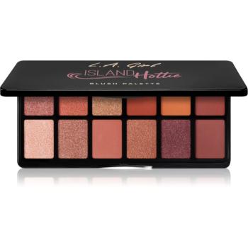 L.A. Girl Cosmetics Fanatic paletka očných tieňov odtieň Get Feverish 12x1 g