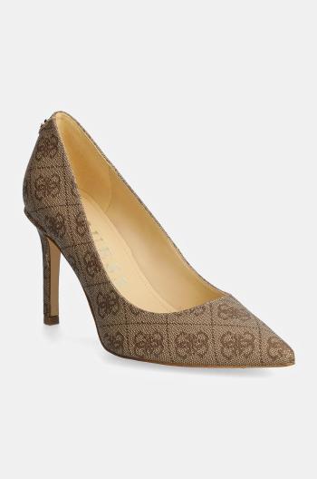 Lodičky Guess DABBEY 2 hnedá farba, FLTDB2 FAL08