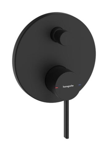 Sprchová a vaňová batéria Hansgrohe Zesis S bez podomietkového telesa matná čierna 74416670
