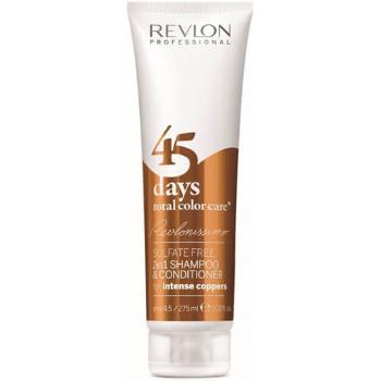 Revlon Professional Šampón a kondicionér pre intenzívne medené odtiene 45 days total color care (Shampoo & Conditioner Intense Coppers) 275 ml